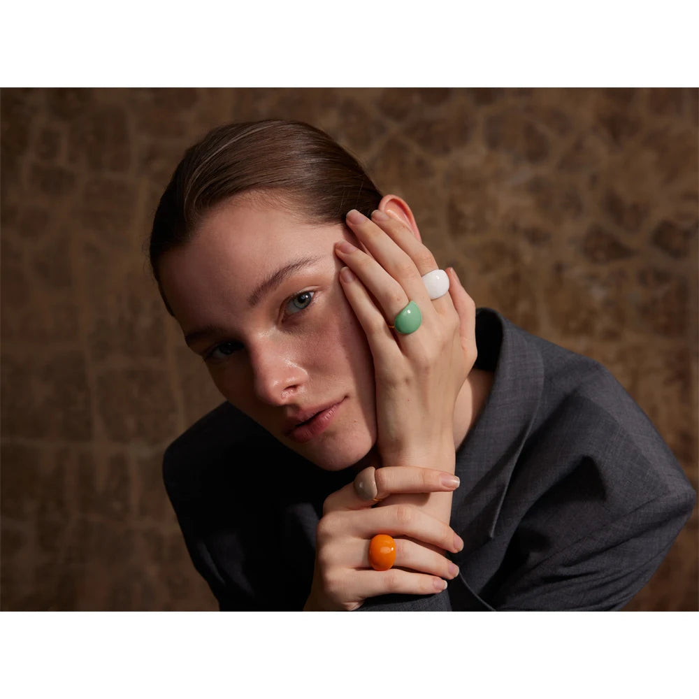 MultiColor Enamel Waterproof Ring