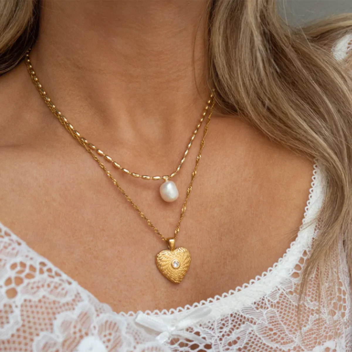 Pearl Pendant Sweet Necklace