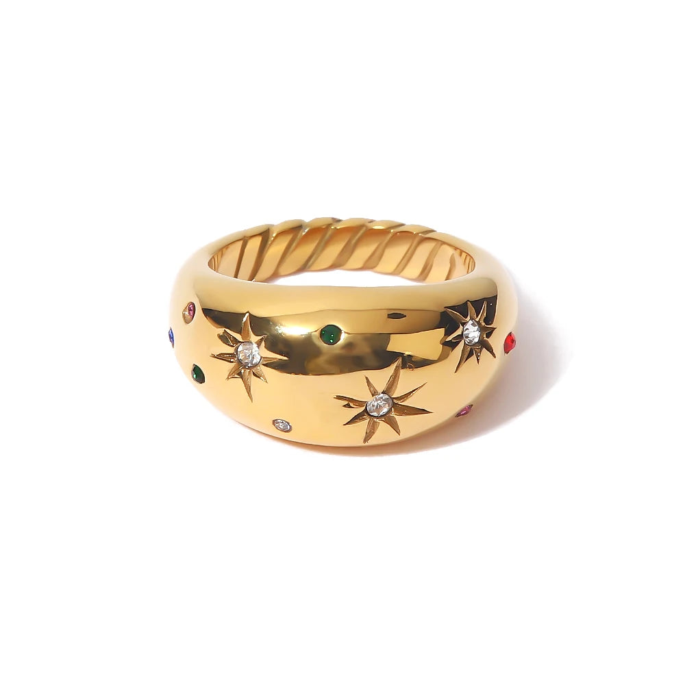 18K Gold PVD Plated Rings