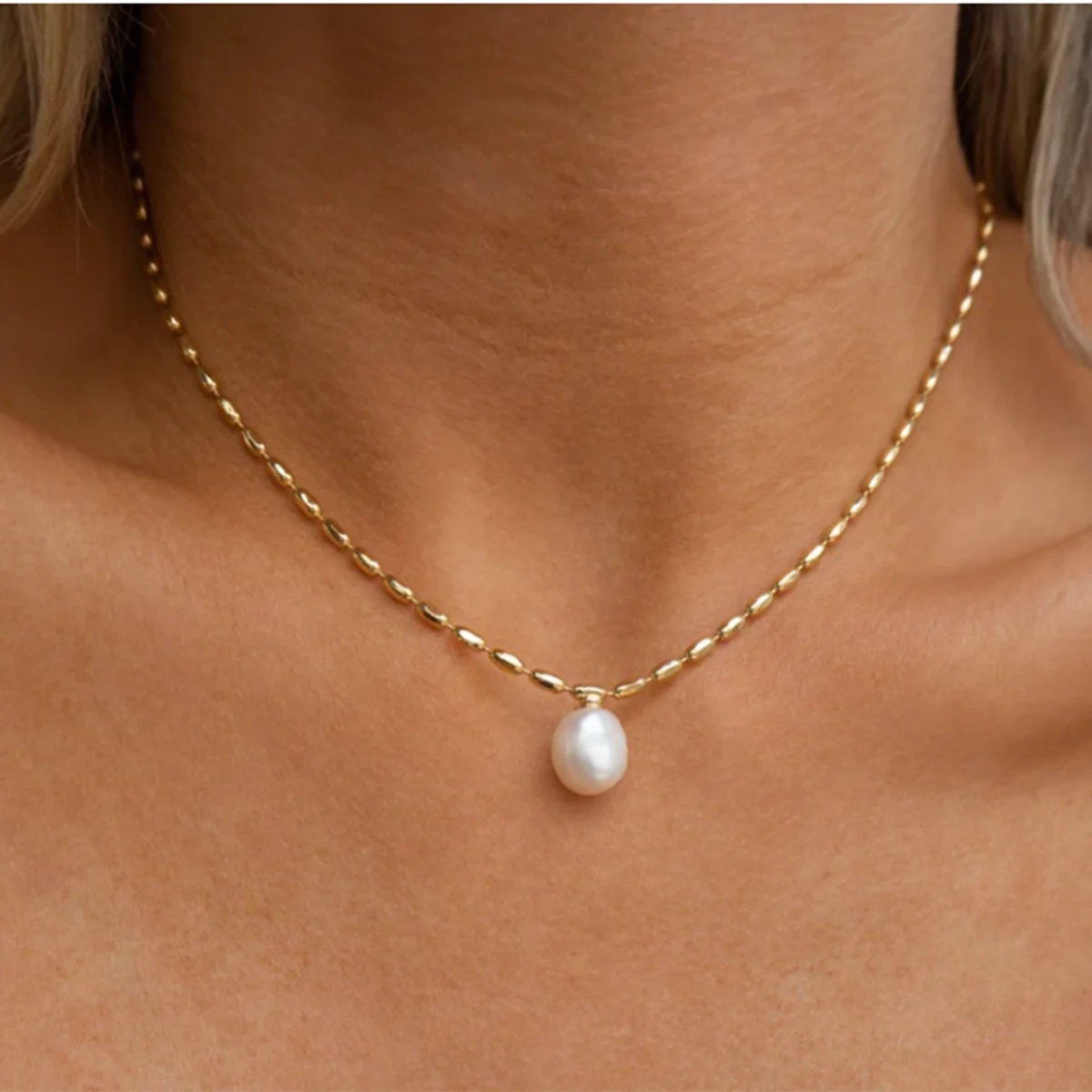 Pearl Pendant Sweet Necklace