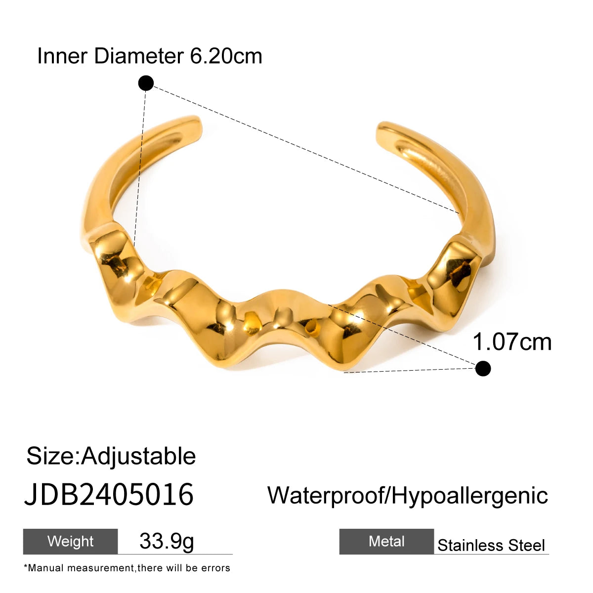 Wide Cuff Bracelet Bangle Jewelry