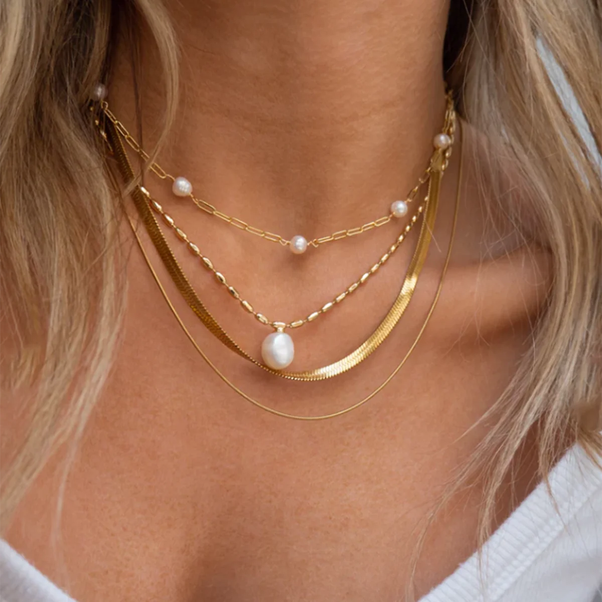 Pearl Pendant Sweet Necklace