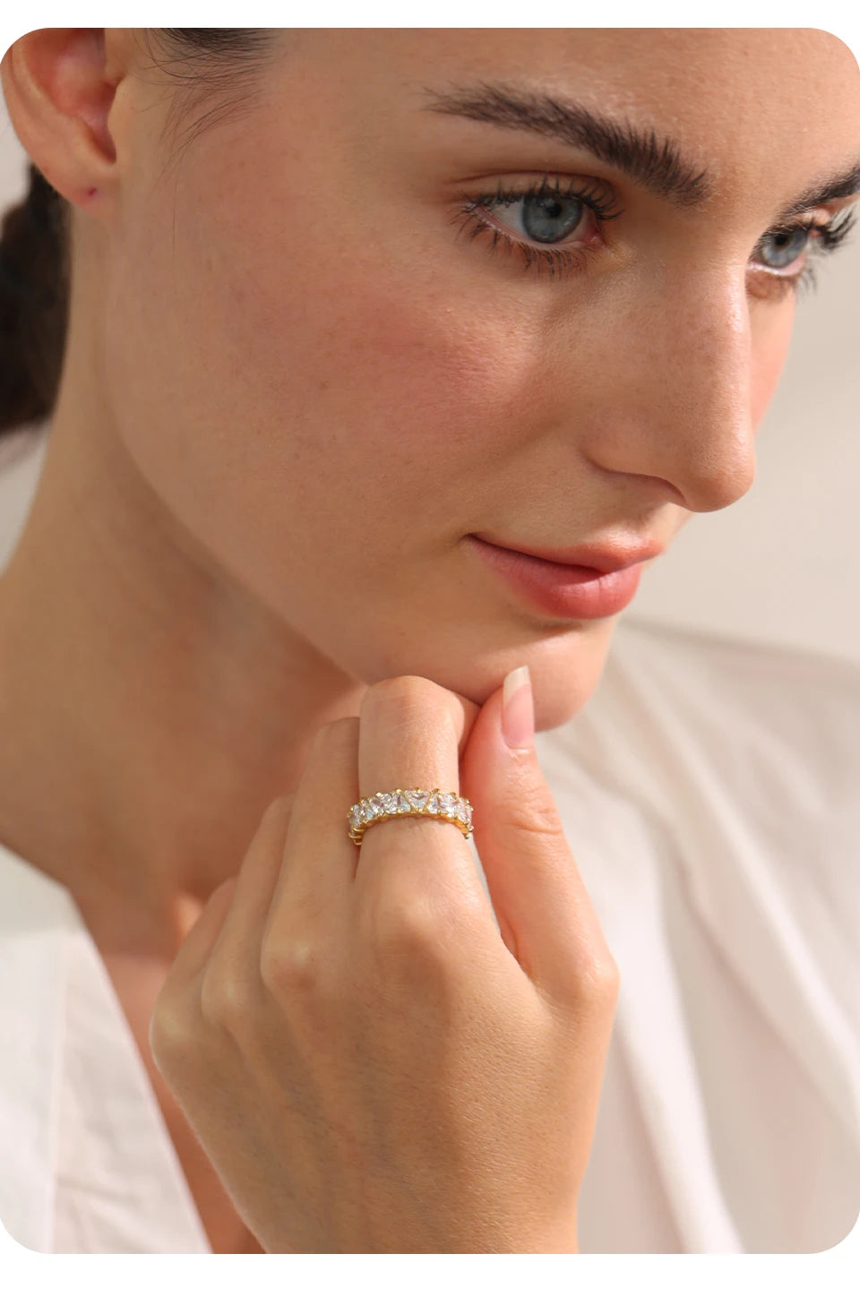 Heart Cubic Zirconia Ring