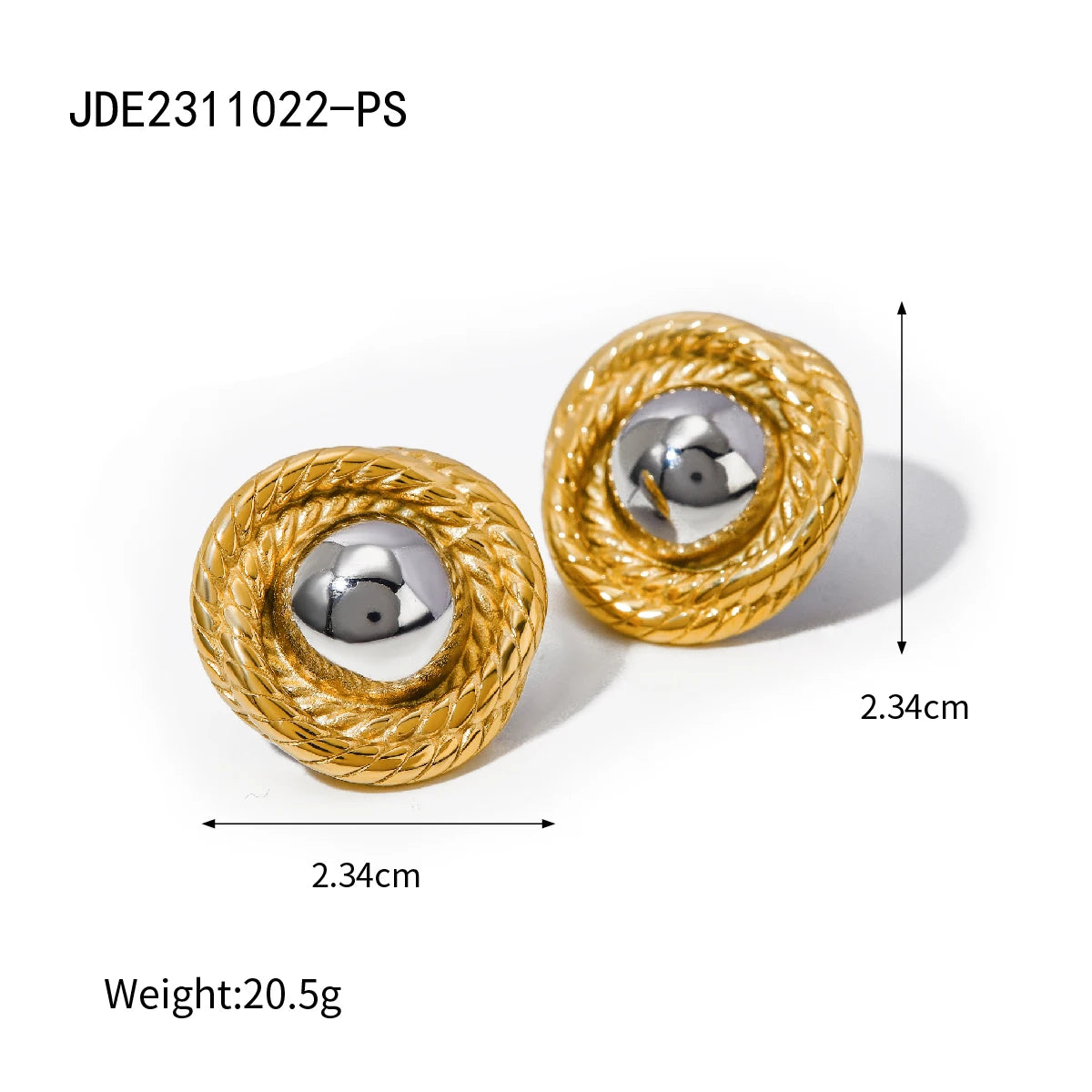 Vintage-Inspired Stud Earrings