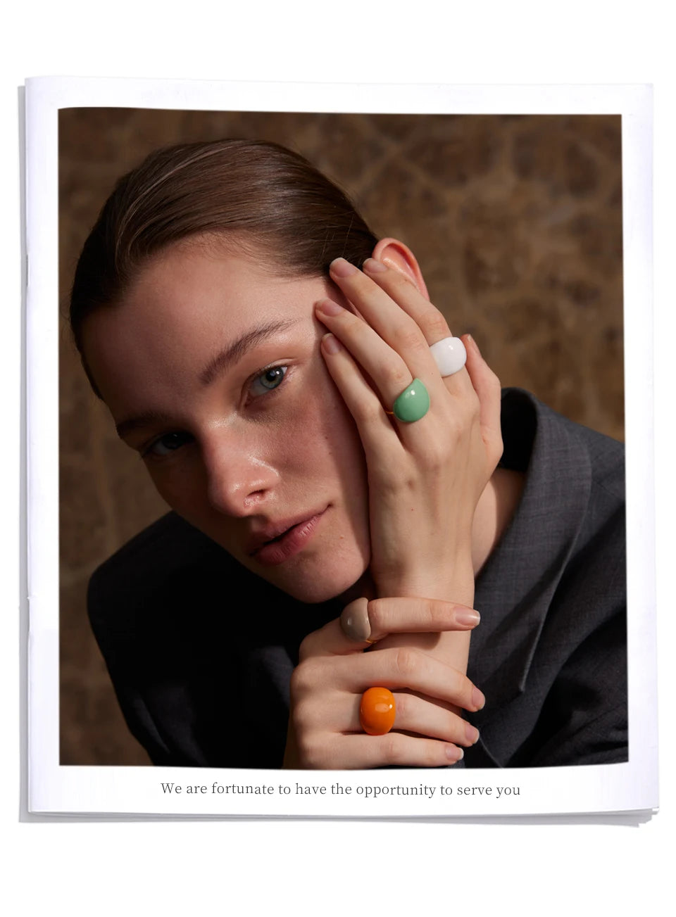 MultiColor Enamel Waterproof Ring