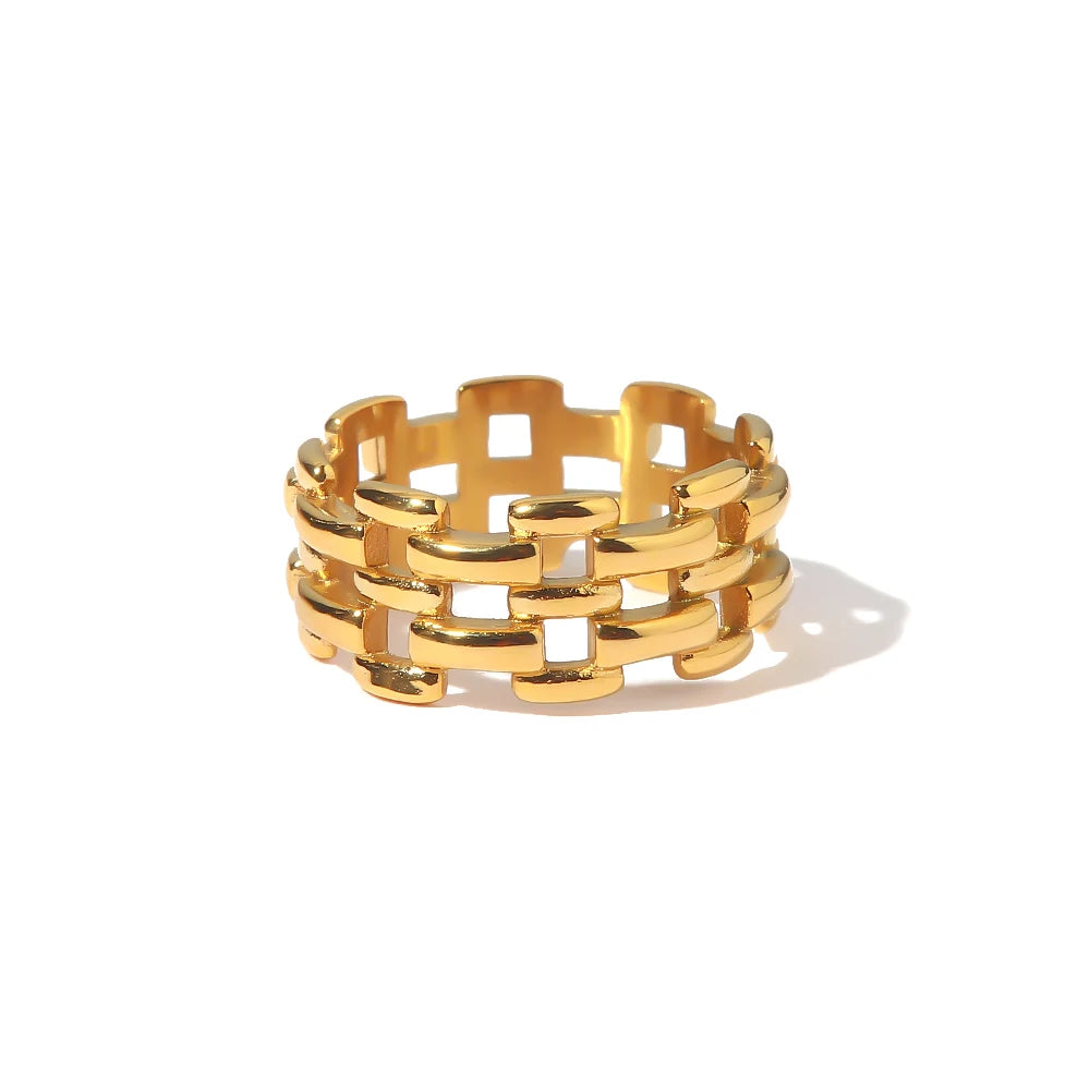 18K Gold PVD Plated Rings