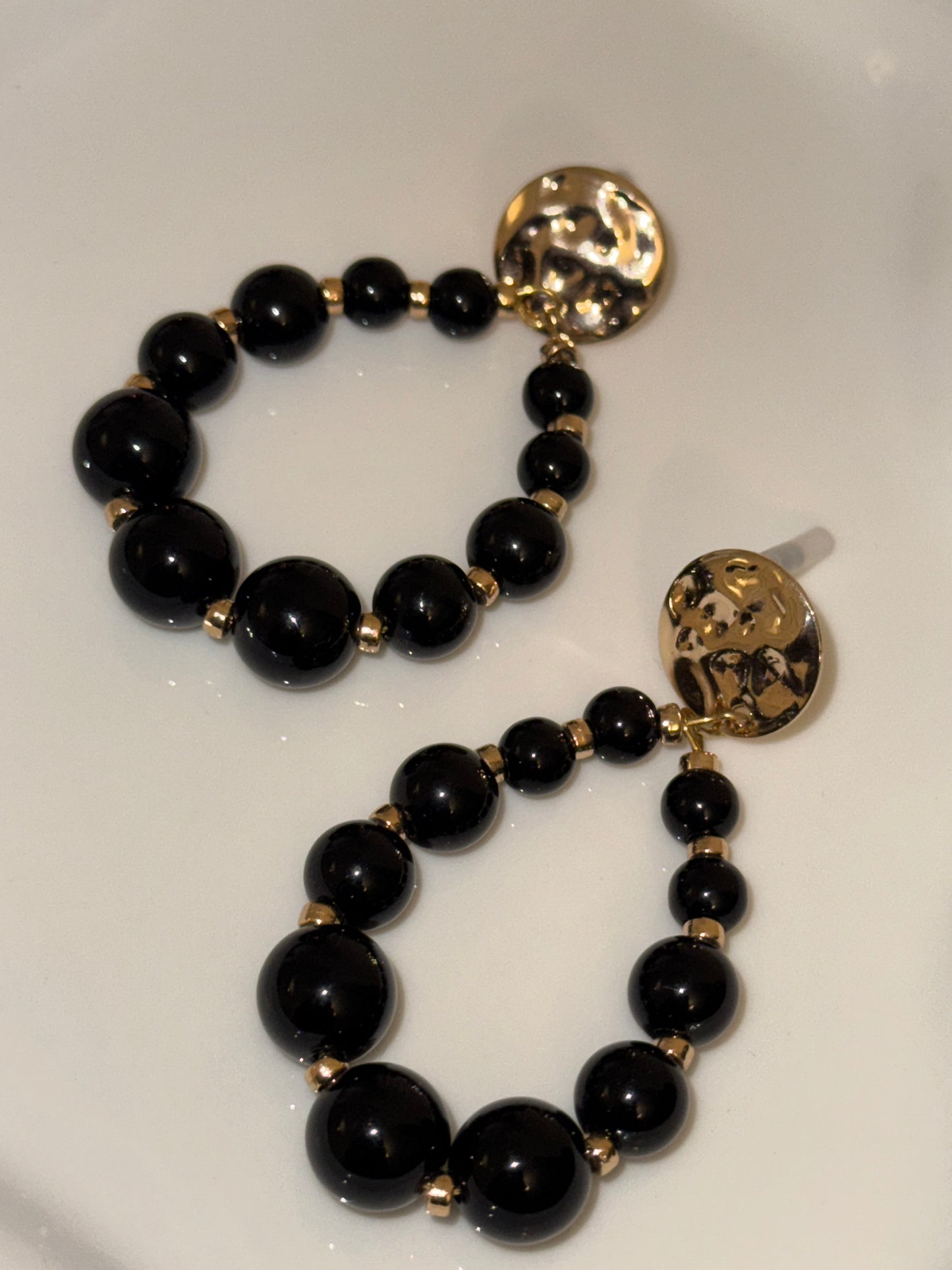 Fashion Beaded Drop Earrings