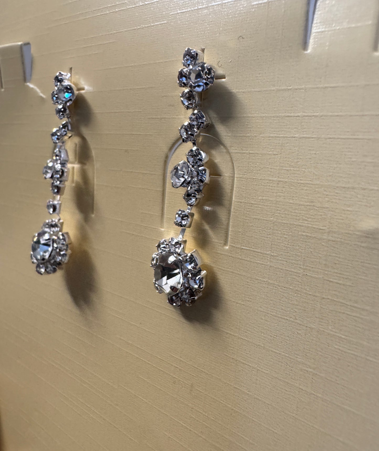 Luxury Rhinestone Necklace And Earrings Set