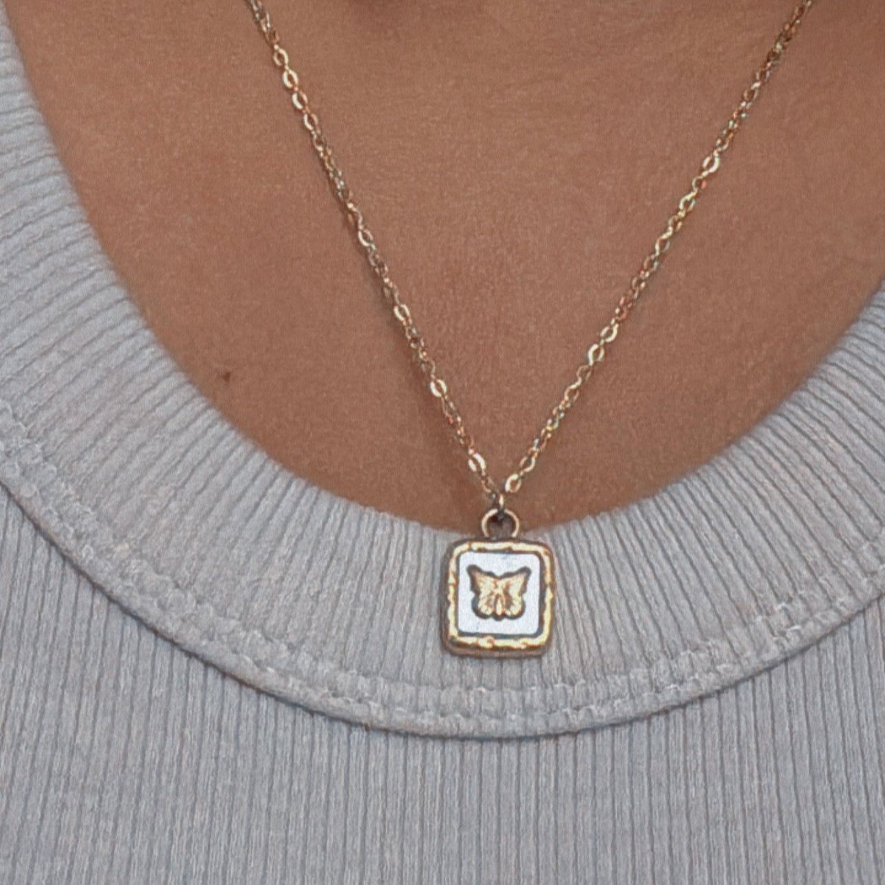 Butterfly Pendant Necklace