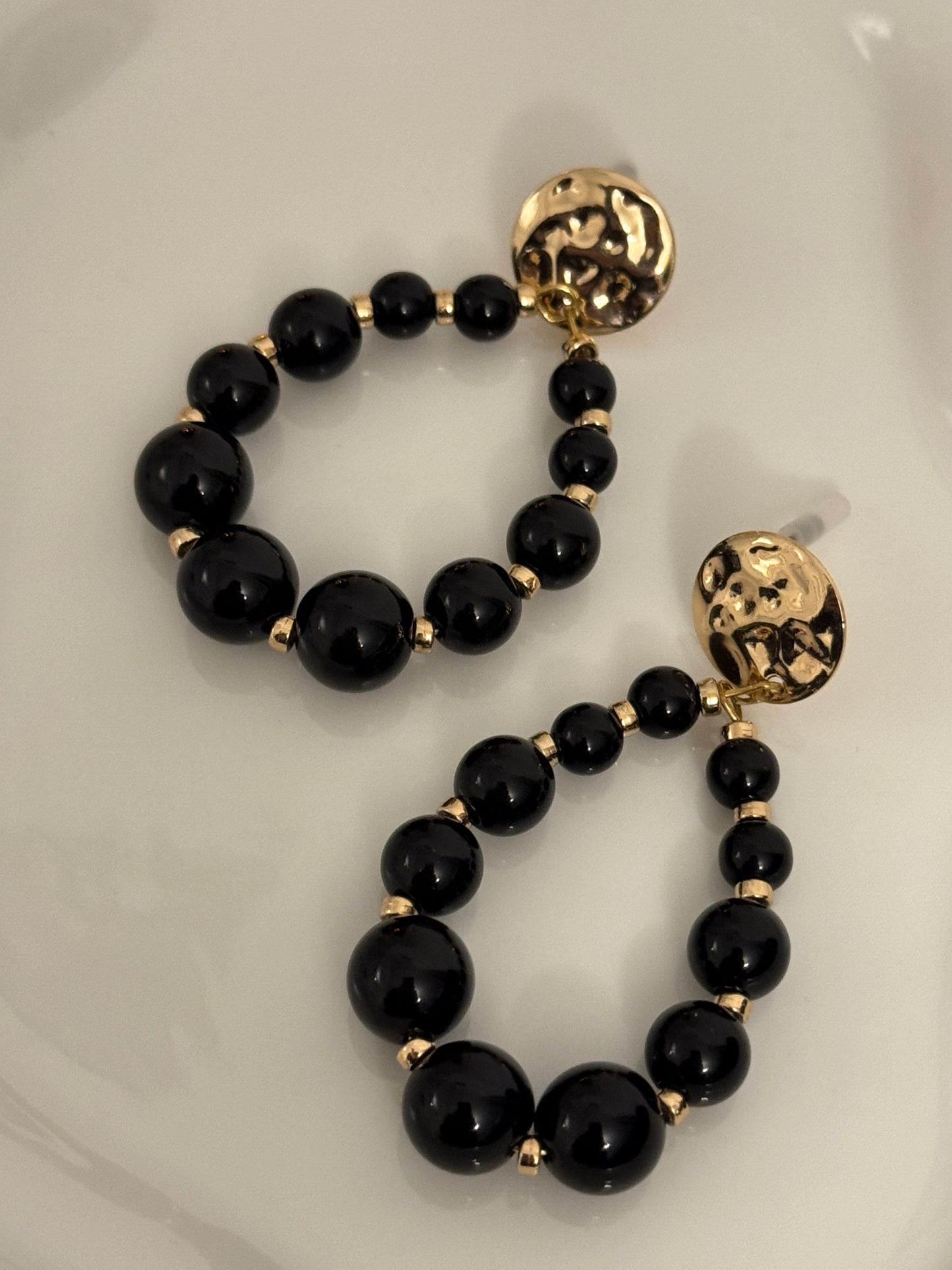 Fashion Beaded Drop Earrings