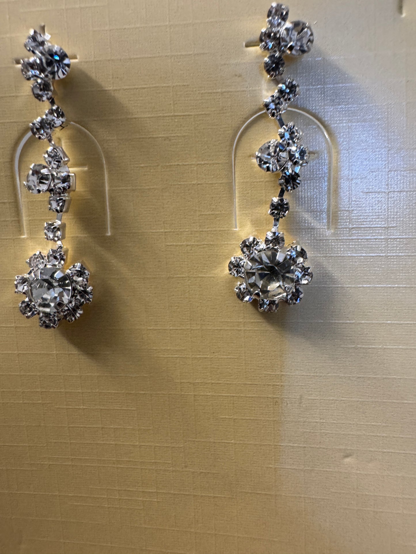 Luxury Rhinestone Necklace And Earrings Set