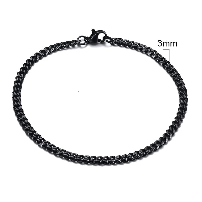 Chunky Miami Curb Chain Bracelet for Men
