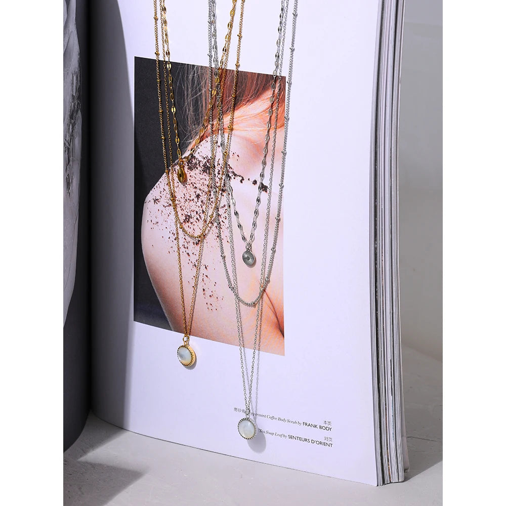 Bohemian Round Pendant Necklace