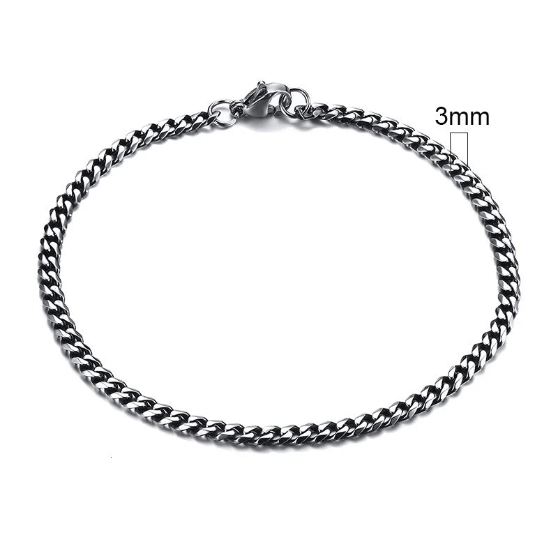 Chunky Miami Curb Chain Bracelet for Men