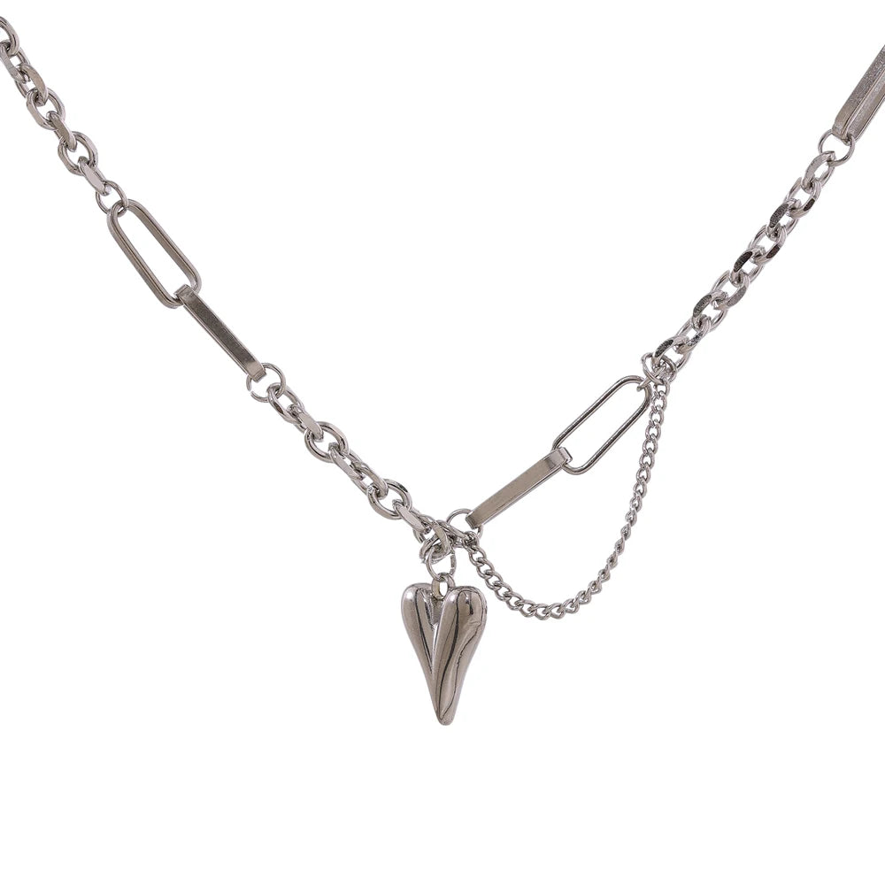 Romantic Heart Pendant Necklace