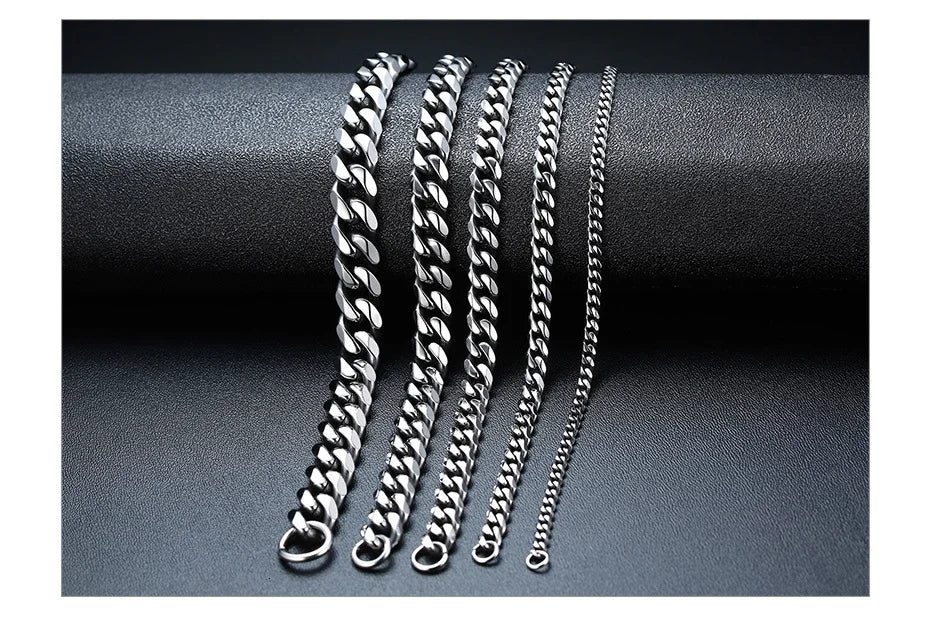 Chunky Miami Curb Chain Bracelet for Men