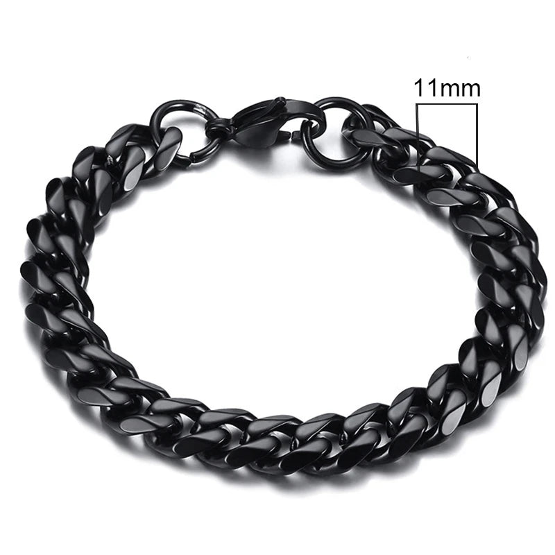 Chunky Miami Curb Chain Bracelet for Men