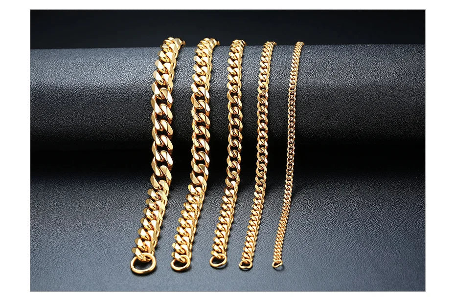 Chunky Miami Curb Chain Bracelet for Men