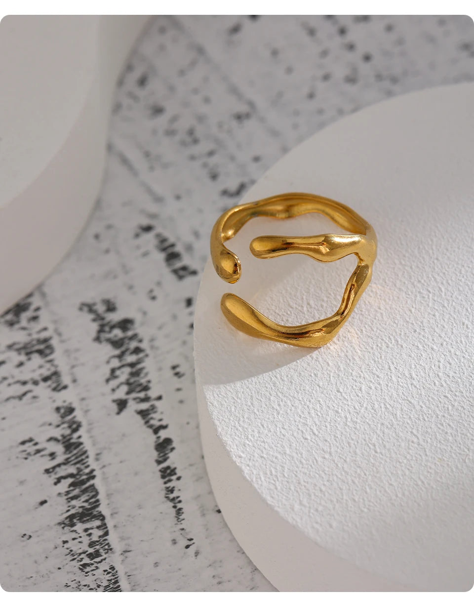 New Design Metalic Stainless Steel Ring