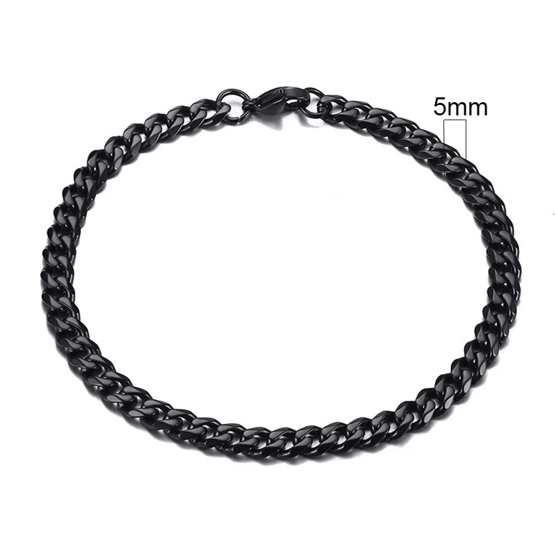 Chunky Miami Curb Chain Bracelet for Men