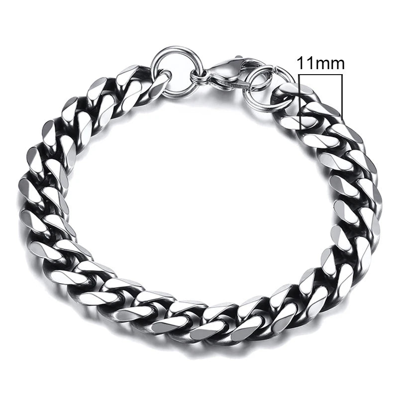 Chunky Miami Curb Chain Bracelet for Men