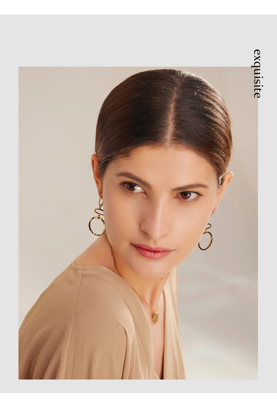 Minimalist Geometric Long Dangle Earrings