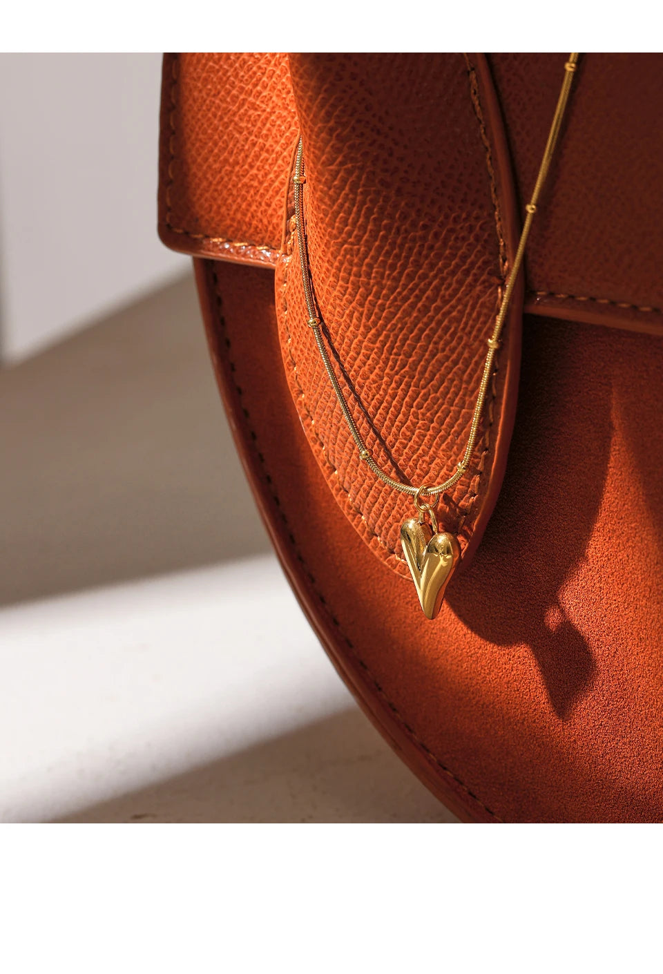 Heart Pendant Chain Necklace