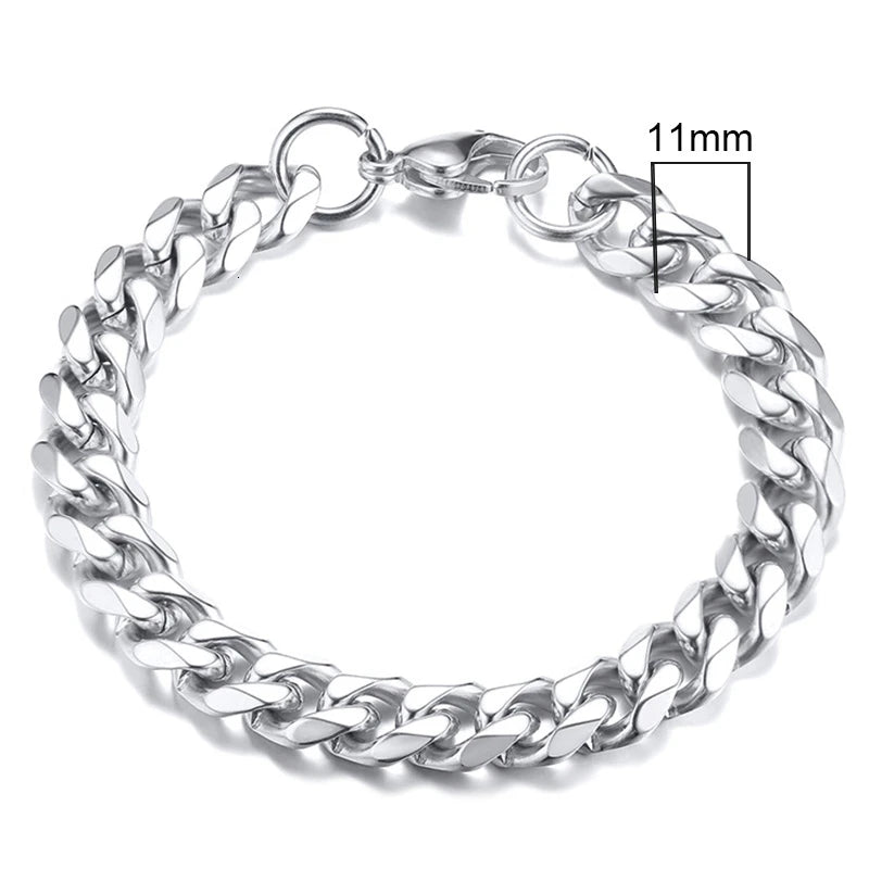 Chunky Miami Curb Chain Bracelet for Men