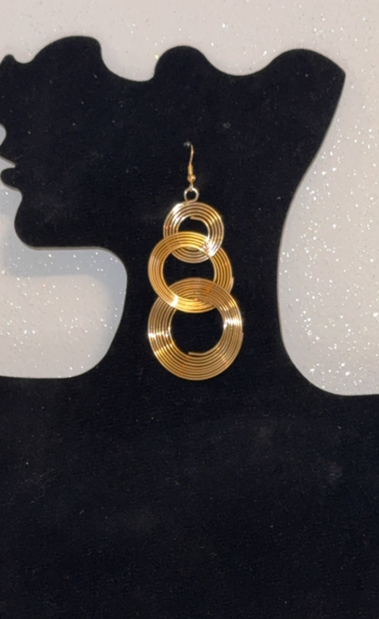 Vintage Multi-Layer Circle Drop Earrings