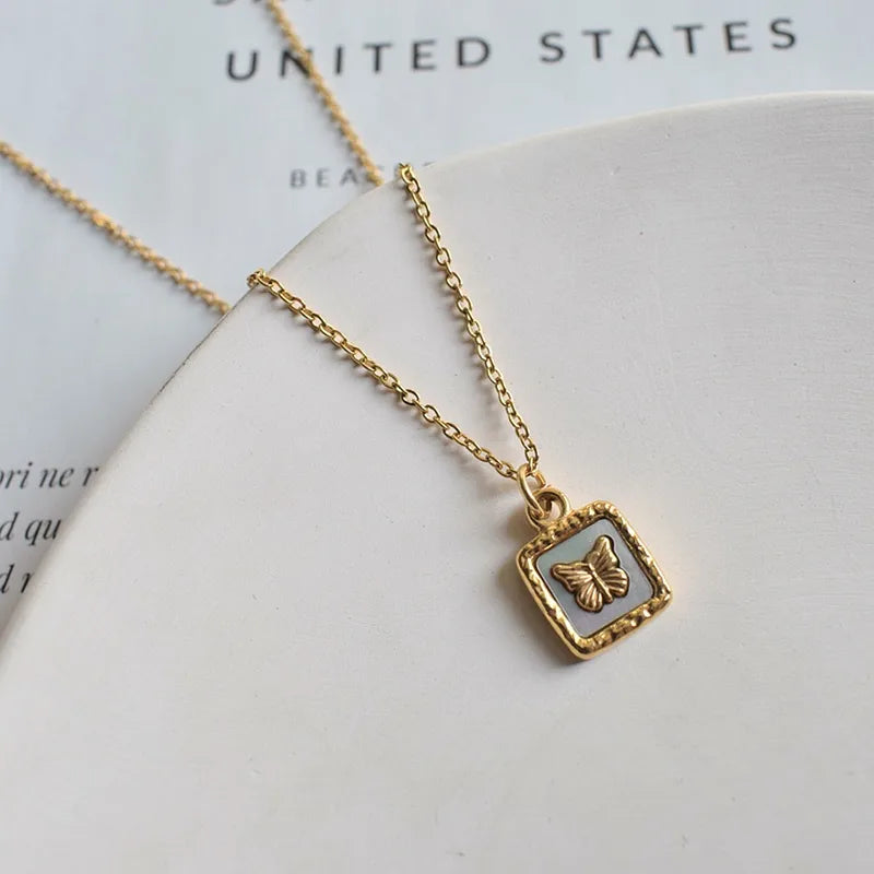 Butterfly Pendant Necklace
