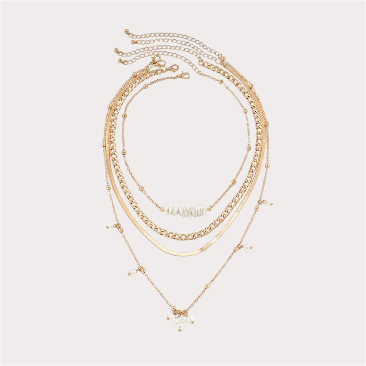Pearl Pendant Choker Necklace