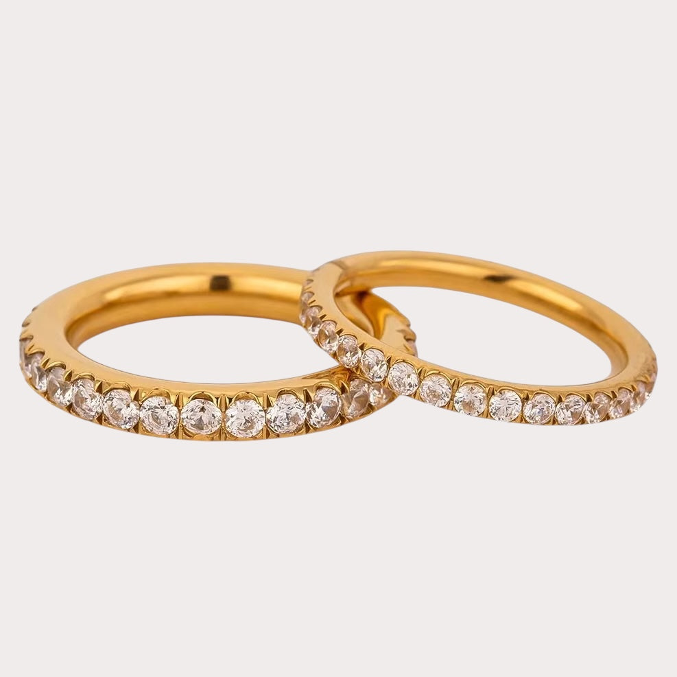 Cubic Zirconia Rhinestones Ring