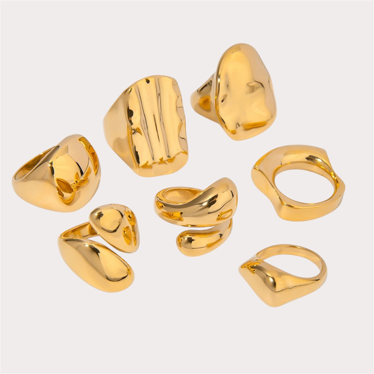 Chic Unique Stainless Steel Unusual Ring