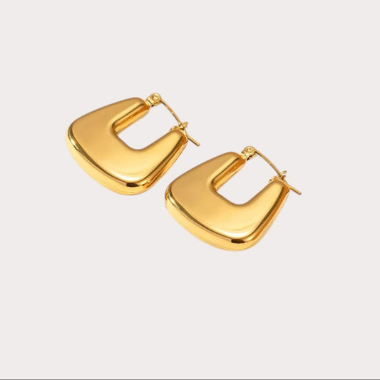 Vintage Hollow Hoop Earrings