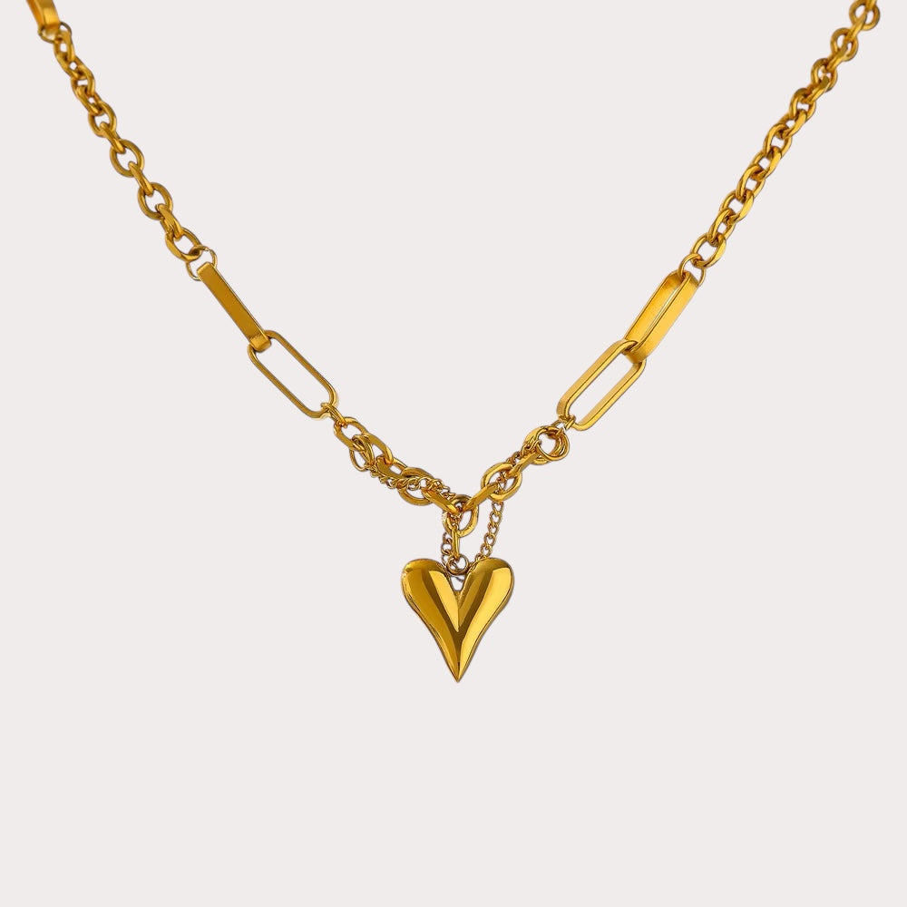 Romantic Heart Pendant Necklace