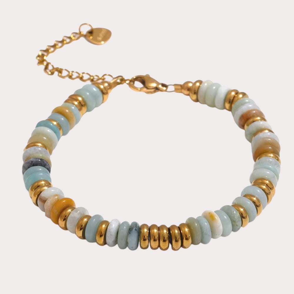 Natural Stone Beads Chain Handmade Bracelet
