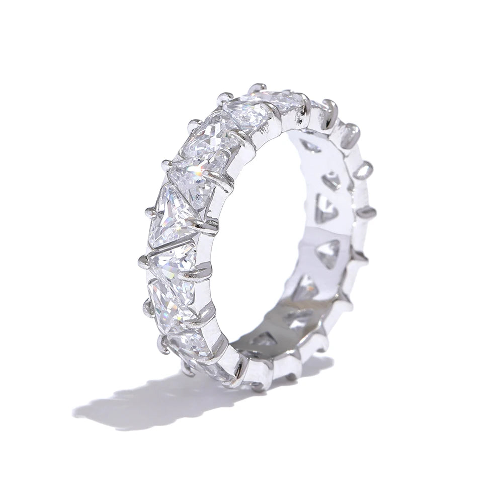 Heart Cubic Zirconia Ring