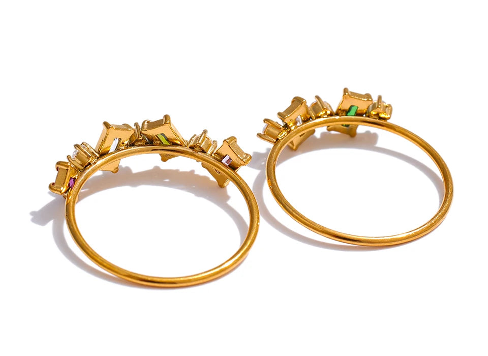 Cubic Zirconia Thin Ring