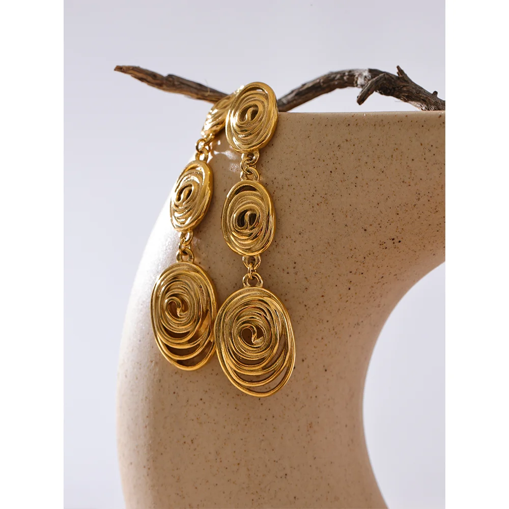 Charm Pendant Drop Earrings