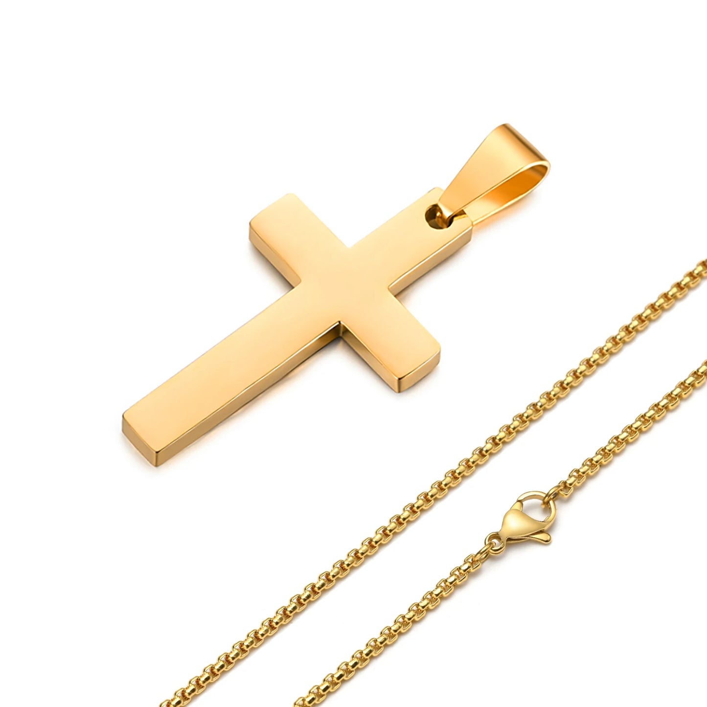 Waterproof Cross Necklaces for Men