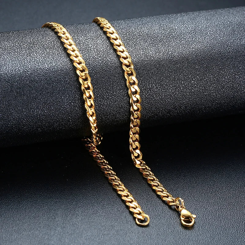 3D Vertical Bar Necklaces for Men