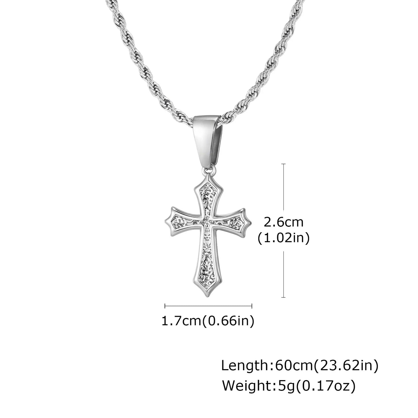 Men’s Cross Pendant Necklace