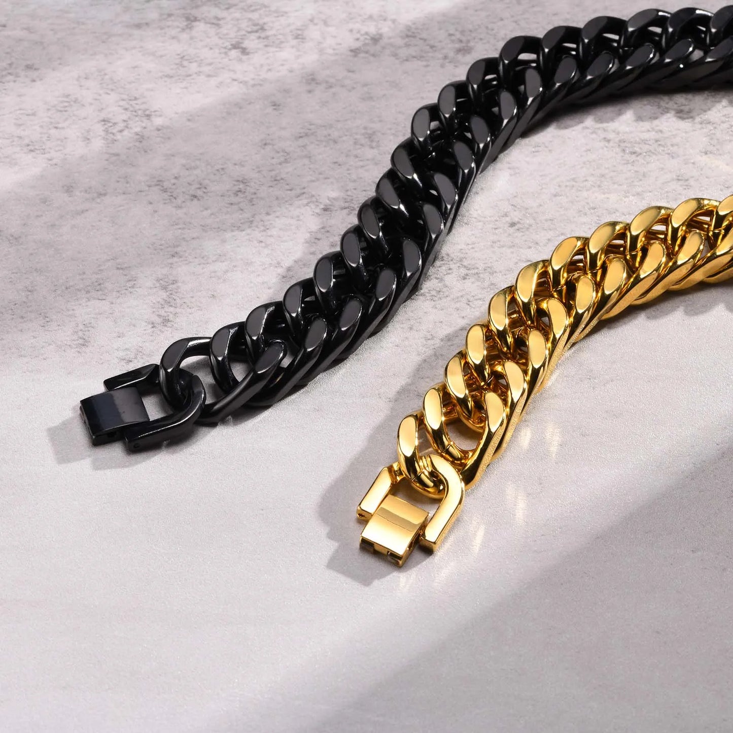 Stainless Steel Cuban Chain Bracelet