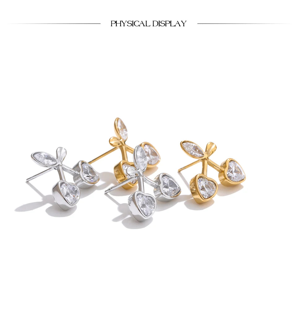 Cherry Stud Earrings