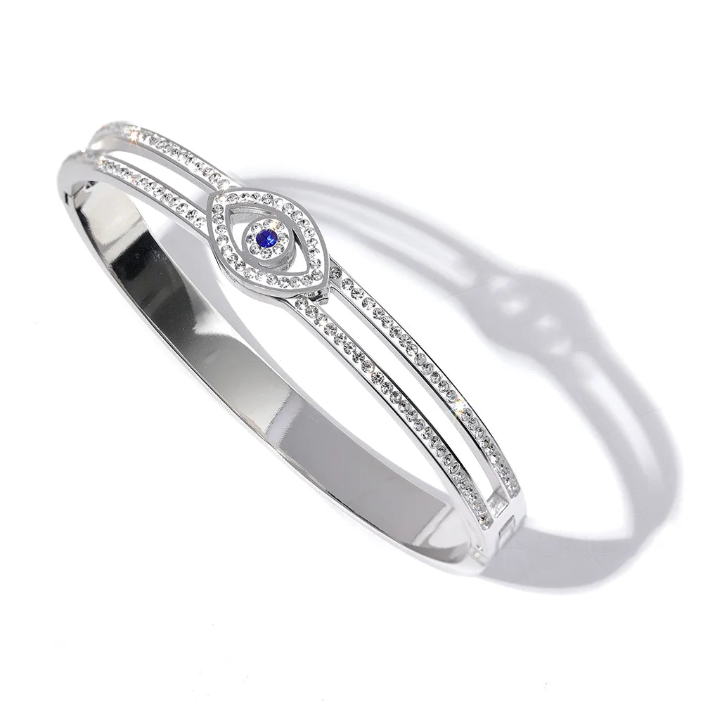 60mm Cubic Zirconia Eye Bracelet