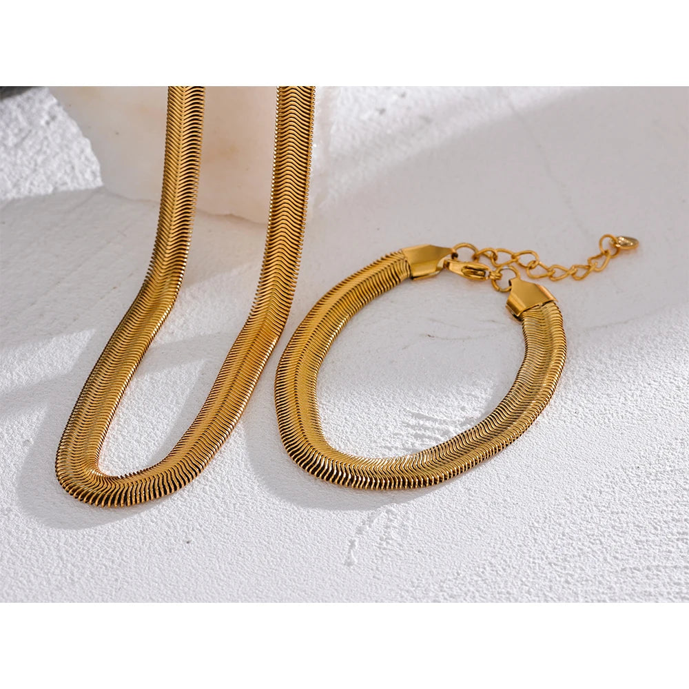 Geometric Punk Chain Necklace