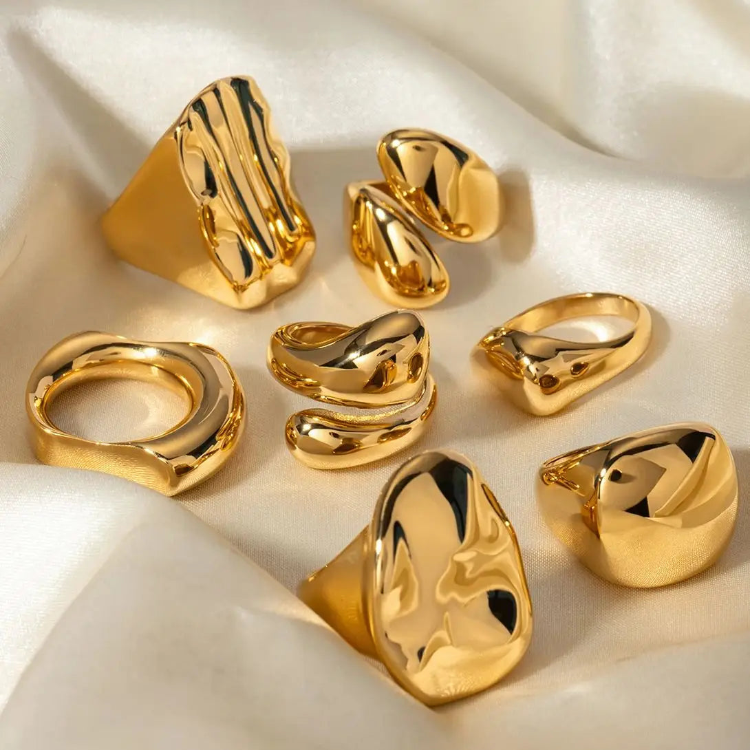 Chic Unique Stainless Steel Unusual Ring