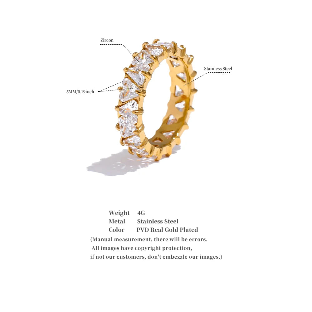 Heart Cubic Zirconia Ring