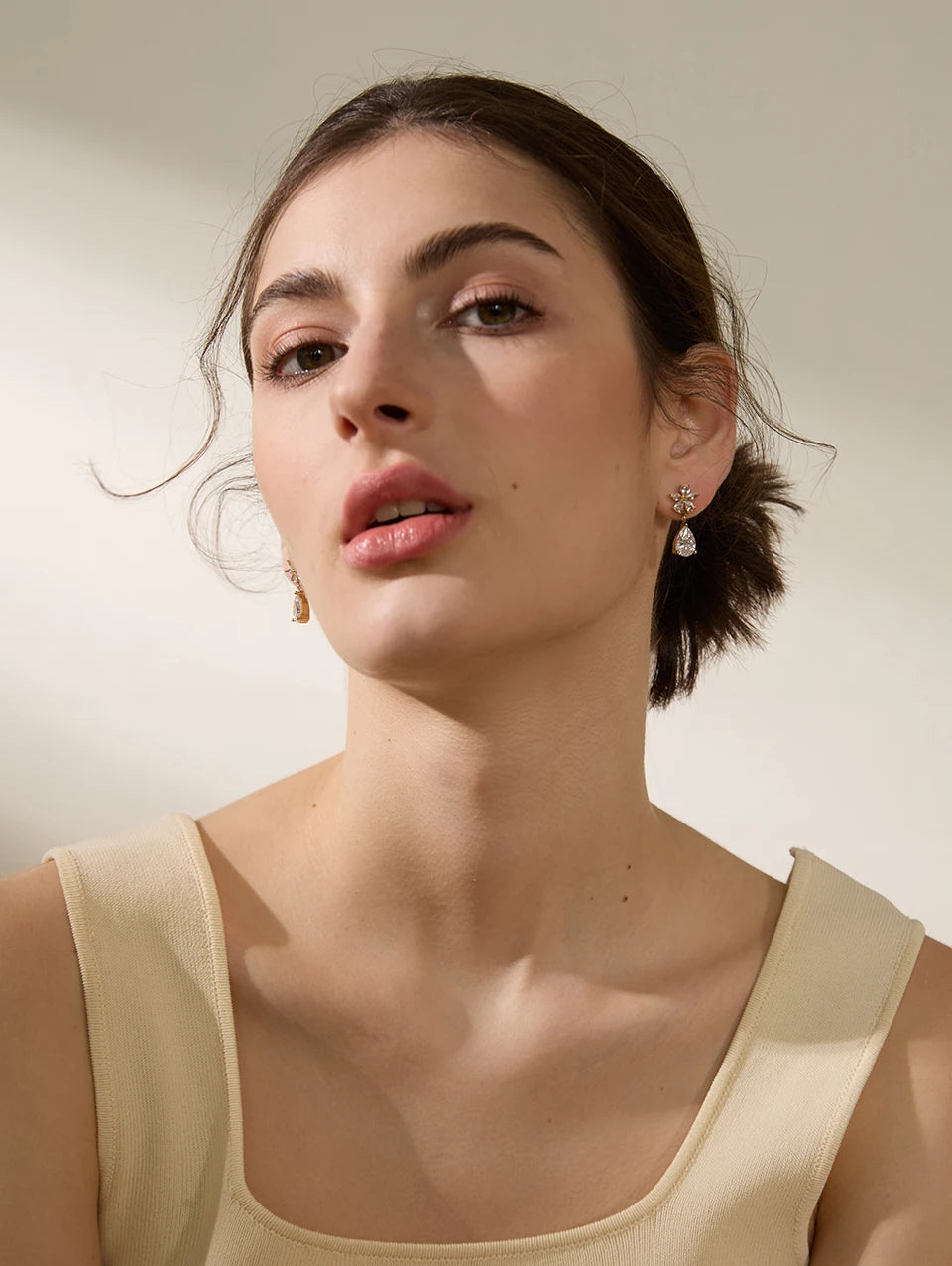 Luxury Colorful Flower Drop Earrings