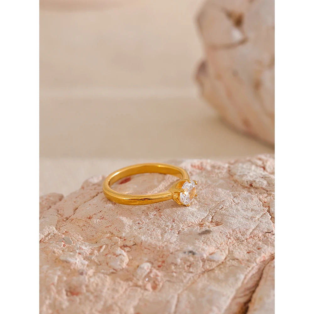 AAA Cubic Zirconia Classic Ring